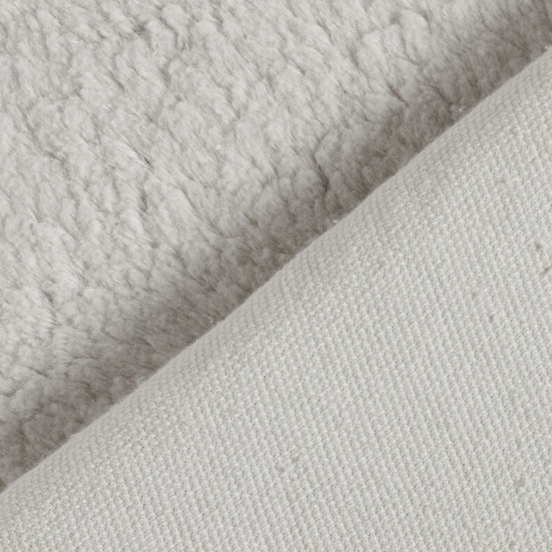 Sherpa Bomullsblandning Enfärgat – silvergrå,  image number 4