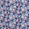 Sommarsweat Stora blommor | Poppy Fabrics – jeansblå,  thumbnail number 1