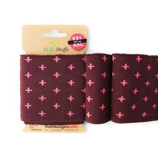 GOTS Ekologiska stickade muddar CUFF ME ICON [140 cm | 8 cm] | Albstoffe | Hamburger Liebe, 