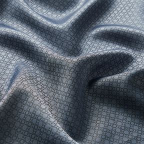 Fodertyg Jacquard lådor och prickar – stålblått, 
