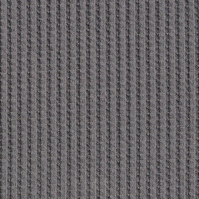 bomullsvåffeljersey enfärgad – grått,  image number 4