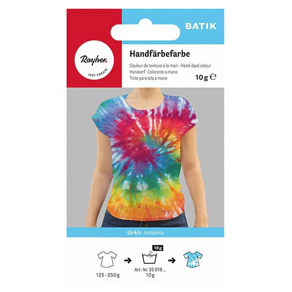 Batik-handfärgningsfärg | Rayher – turkos,  image number 1