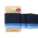 GOTS Ekologiska stickade muddar CUFF ME COLLEGE [140 cm | 7,5 cm] | Albstoffe | Hamburger Liebe,  thumbnail number 1