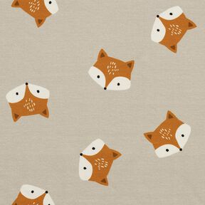 French Terry Sommarsweat liten r&auml;v &ndash; silvergr&aring;, 