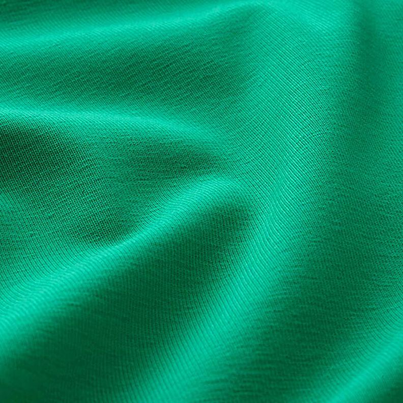 Bomullsjersey medium enfärgad – grön, image number 4