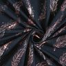 Bomullsjersey Guldfjädrar | Glitzerpüppi – svartblå/mörk gammelrosa,  thumbnail number 3