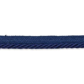 Snör-passpoalband [9 mm] - marinblå, 