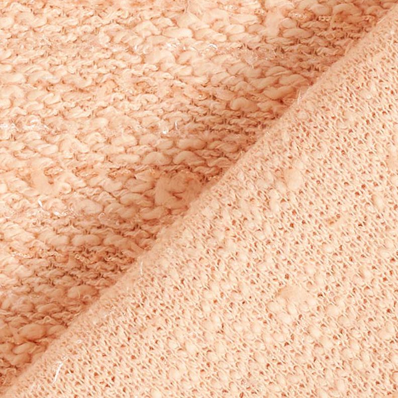Bomull Finstickat Glittereffekt – apricot, image number 3