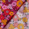 Viskostyg Sommarblommor – eldröd/svart,  thumbnail number 4