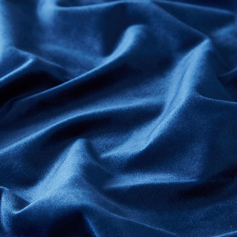 Dekorationstyg Sammet – marinblått,  image number 2