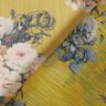 Chiffong plisserad blommålning – gul oliv,  thumbnail number 4