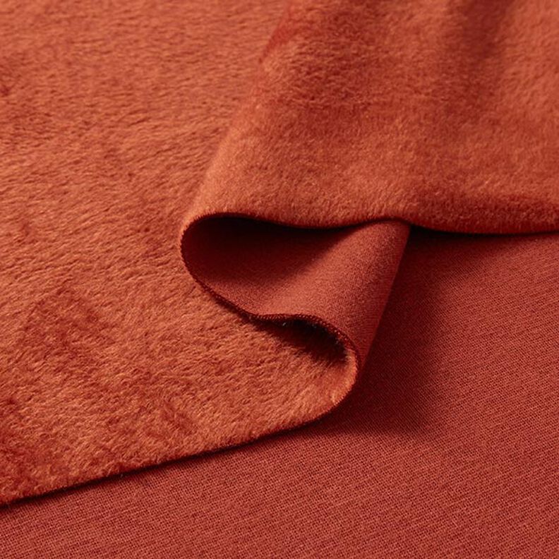 Alpfleece Mjuk sweat Enfärgat – terracotta,  image number 4