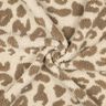 Teddyplysch Leopardmönster – natur/mörk gråbrun,  thumbnail number 3