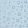 frottéjersey blommor – silverblå,  thumbnail number 1