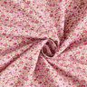 Bomullspoplin millefleur – vit/rosa,  thumbnail number 3