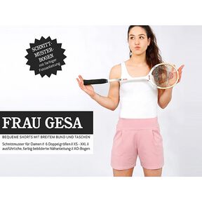 FRAU GESA - bekväma shorts med bred linning, Studio Schnittreif  | XS -  XXL, 