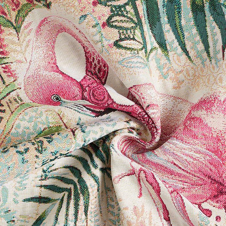 Dekorationstyg Gobelängstycke Flamingo – beige/pink,  image number 3