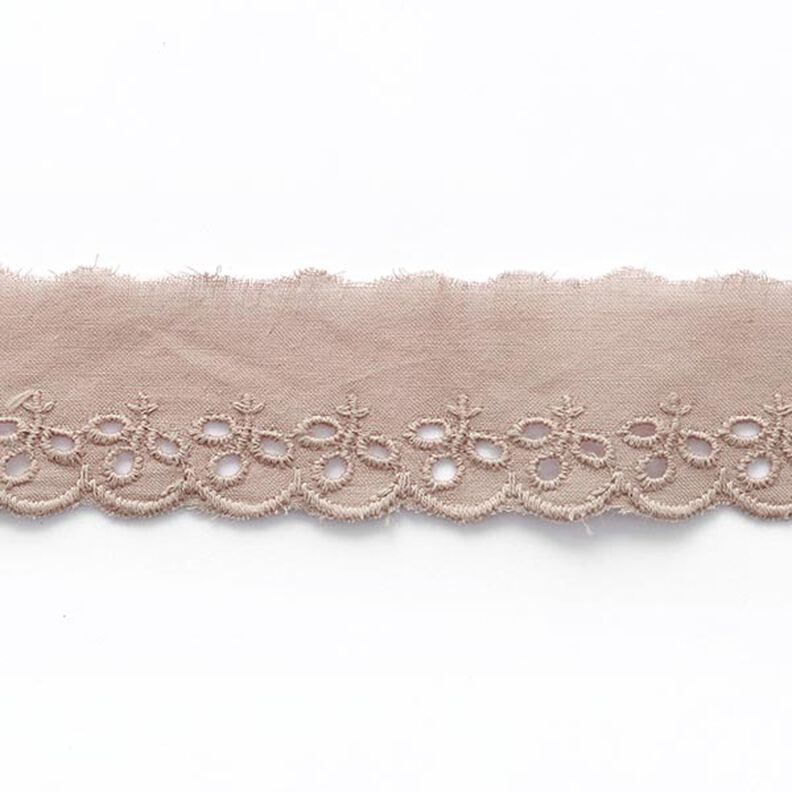 Festong Spetsband Blad [ 30 mm ] – ljusbrun,  image number 2