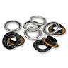 Öljetter med brickor [15 stycken | Ø 14 mm] | Prym – svart/silvermetallic,  thumbnail number 2