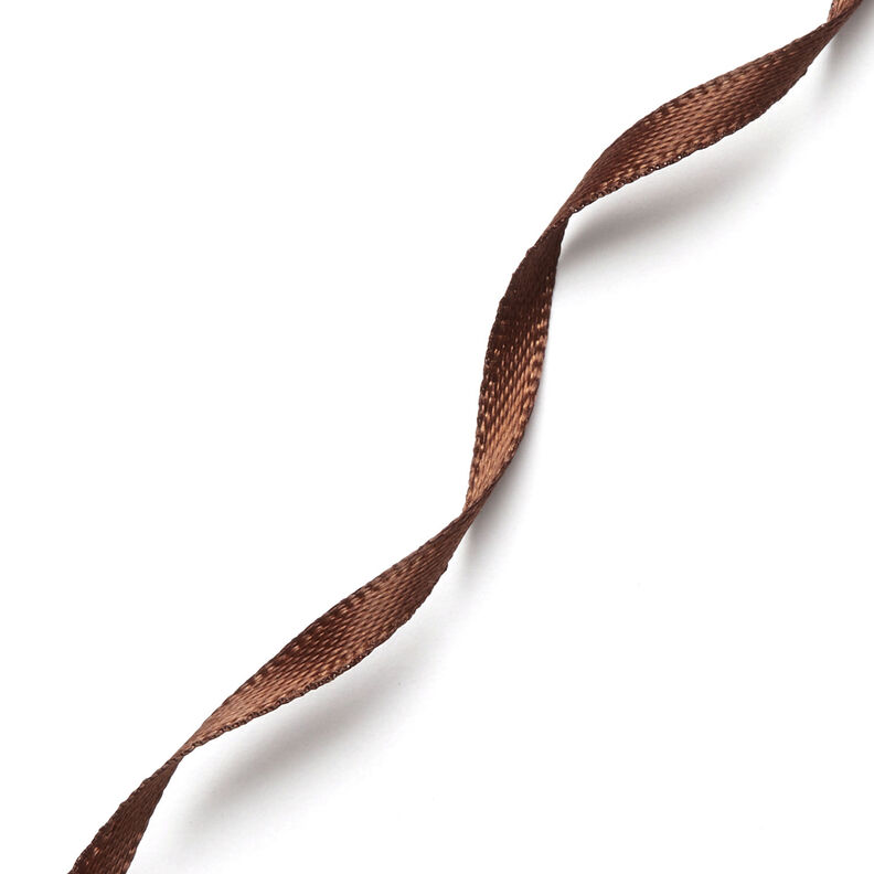 Satinband [3 mm] – mörkbrun,  image number 3