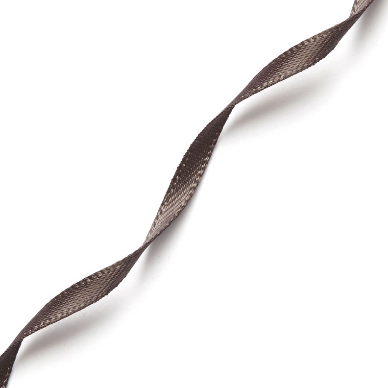 Satinband [3 mm] – mörkgrå,  image number 3