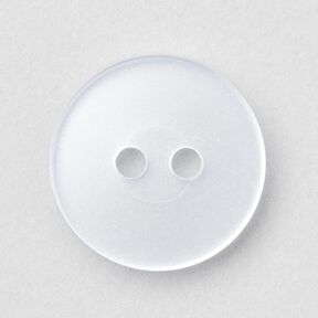 2-hålsknapp blank [Ø 15 mm] – vit, 