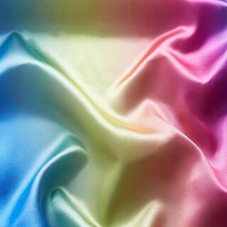 Polyestersatin Regnbåge färggradient, 