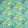 Dekorationstyg digitaltryck Monet – turkos,  thumbnail number 1