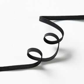 Gummiband [10 m | 5 mm] – svart, 