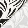 Viskosjersey Abstrakta blommor – svart/elfenbensvit,  thumbnail number 4