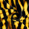 Fuskpäls Bifärgade ränder – svart/gul,  thumbnail number 4