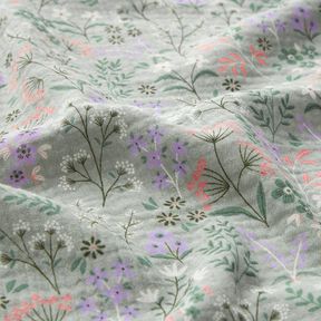 GOTS Muslin/Dubbel-krinkelväv Vårblomsteräng | Poppy Fabrics – vass, 
