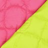 Quiltat tyg Vågiga rutor – neonpink/neongrönt,  thumbnail number 4