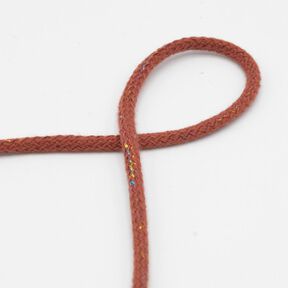 bomullssnodd Lurex [Ø 5 mm] – terracotta, 