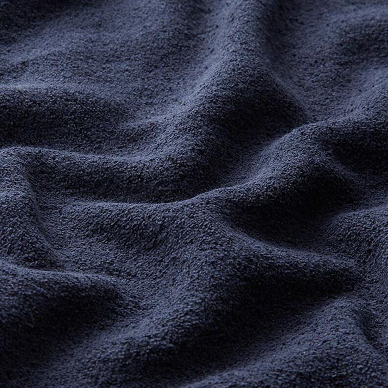 Bomull Sweat Frotté fleece – marinblått,  image number 2