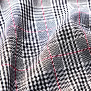 Byxtyg stretch Skotskrutor – grått/intensiv rosa, 