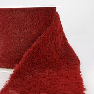 Pele falsa [ 10 cm ] – bordeauxrött, 