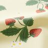 Behandlad bomull jordgubbar – vaniljgul,  thumbnail number 3