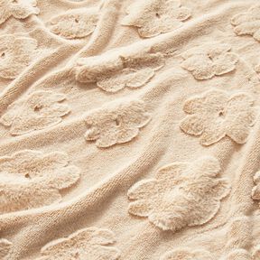 3D Fuskpäls blommönster – natur, 