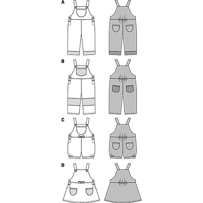 Byxdress / Byxkjol, Burda 9424, image number 5