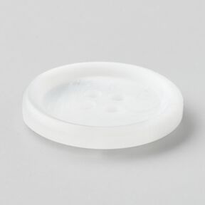 Rund knapp med 4 hål [Ø 25 mm] – vit, 