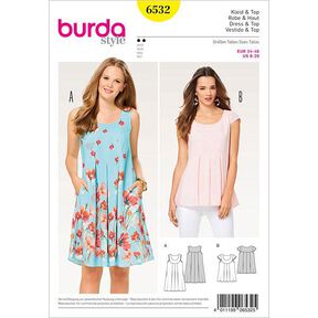 Klänning, Burda 6532, 