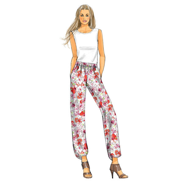 Byxor, Butterick 6137|32 - 40, image number 6