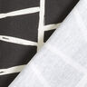 Dekorationstyg Halvpanama abstrakta linjer – elfenbensvit/svart,  thumbnail number 4