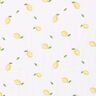 Muslin/Dubbel-krinkelväv Citroner i akvarell Digitaltryck – vit,  thumbnail number 1