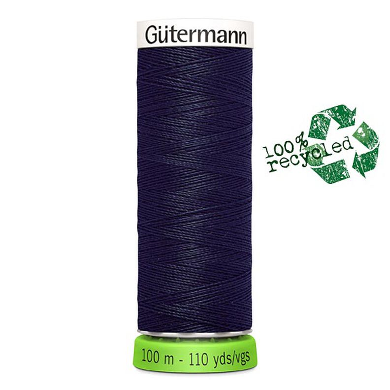Universaltråd rPET [339] | 100 m | Gütermann – navy,  image number 1