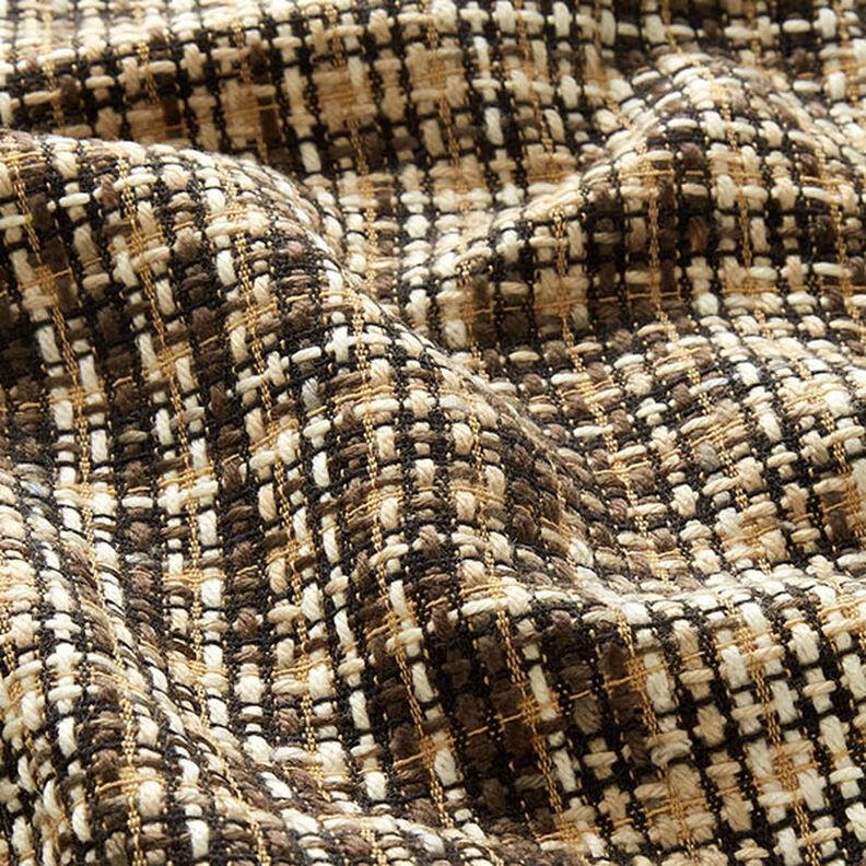 Kapptyg ullmix rutigt – beige/svart,  image number 2