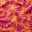 bomullspoplin pussel | Nerida Hansen – persikofärgad/purpur, 