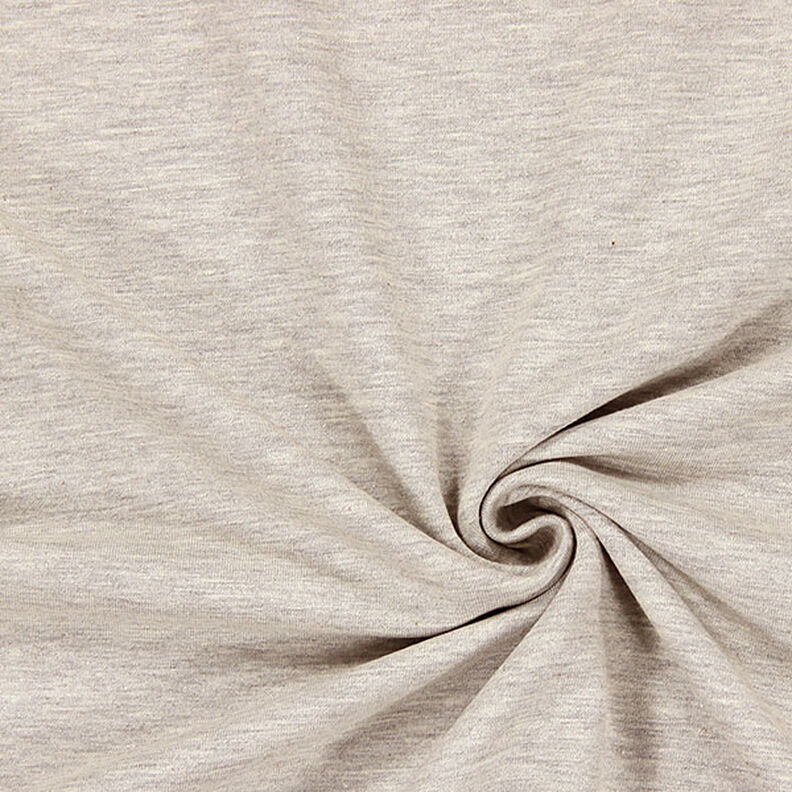 L&auml;tt french terry melange &ndash; ljusgr&aring;,  image number 1