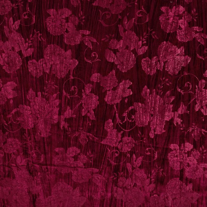 krossad sammet krysantemum – bordeauxröd,  image number 1